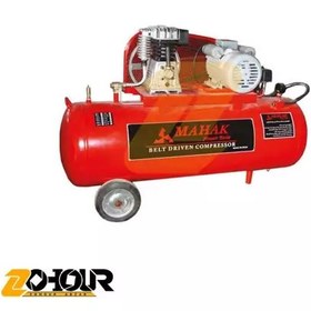کمپرسور باد محک 200 لیتری دو سیلندر تک فاز مدل Mahak AP-251