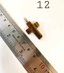 تصویر پلاک گردنبند چشم ببر - عدد۱۲ 