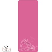 تصویر مت یوگا TPE طرح اسانا کبوتر - nityayogamat 