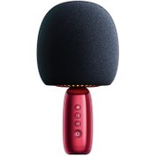 تصویر میکروفون بی‌سیم جویروم JOYROOM karaoke handheld wireless speaker BT microphone JR-K3 