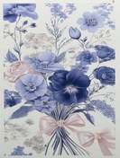 تصویر ترانسفر قلم آبی کد 103 