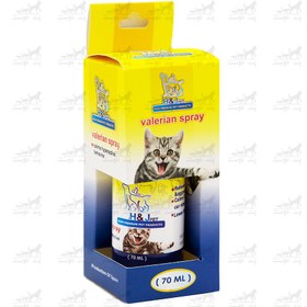 تصویر اسپری کت نیپ گربه اچ اند جی 70 میلی گرم H&J Catnip Spray for cat 70 ml