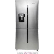 تصویر یخچال فریزر ساید بای ساید 27 فوت هیمالیا مدل تسلا HRFN60504 