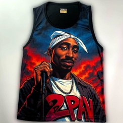 تصویر رکابی مدل خواننده رپر توپاک 