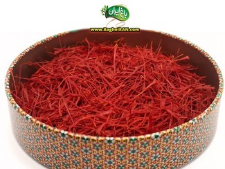 تصویر زعفران سوپرنگین صادراتی ظرف خاتم - ۱ مثقال Saffron