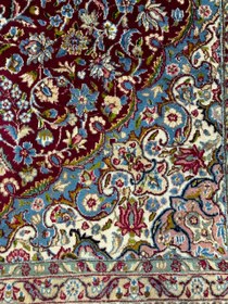 تصویر فرش دستباف 12متری تمام پشم آنتیک کرمان تمام پشم رنگ طبیعی کد0300017 Handmade 12m full wool antique carpet,Kermanian desgin,Organic color,code0300017