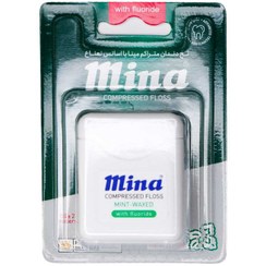 تصویر نخ دندان مینا با اسانس نعناع ۵۰ متر 