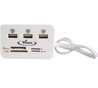 تصویر هاب 3 پورت USB 2.0 ونوس مدل PV-HR195 