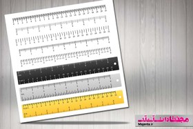 تصویر وکتور خط کش 01 