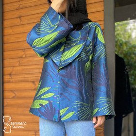 تصویر کت نیمه رسمی کوتاه ژاکارد 