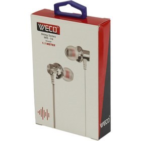 تصویر هدفون داخل گوش با سیم ویکو مدل WE-16 WECO WE-16 IN EAR HEADPHONE