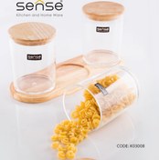 تصویر سرویس 3 پارچه بانکه گرد سنس Sense کد k03008 