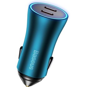 تصویر شارژر فندکی بیسوس CGJP000013 Baseus CGJP000013 40W 2 Port Car Charger