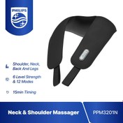 تصویر ماساژور شانه و گردن چندکاره فیلیپس Philips PPM3201N Shoulder and Neck Massager Philips Shoulder and Neck Massager PPM3201N