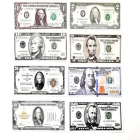 تصویر اسکناس آموزشی دلار 
