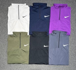 تصویر بلوز ورزشی نایک نیم زیپ 