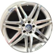 تصویر رینگ فابریک بنز E250 سایز 19 اینچی رنگ رخ تراش سیلور 