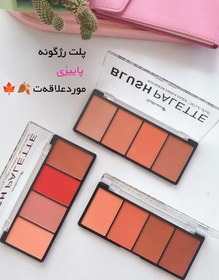 تصویر پالت رژگونه پاییزی 