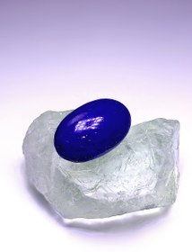 تصویر نگین لاجورد تاپ گرید 