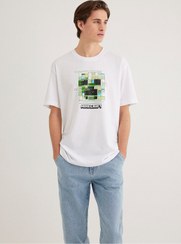 تصویر تیشرت مردانه سفید ماوی | 612734 