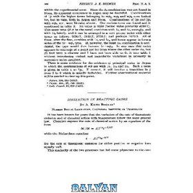 تصویر دانلود کتاب Ionization in Reacting Gases یونیزاسیون در گازهای واکنش دهنده