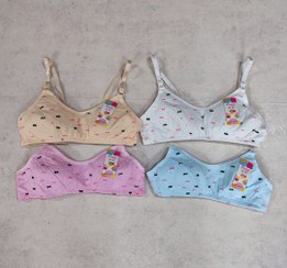 تصویر سوتین بچگانه - صورتی / دورتادورکمر60 