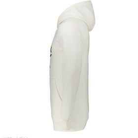تصویر هودی کلاهدار مردانه ریبوک مدل HO-MA-KO-SEF رنگ سفید- جنس دورس پنبه داخل کرک دار 