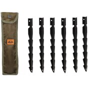 تصویر میخ چادر مسافرتی ۱۵ سانتی هپی کمپ مدل ۴۶۸۱۵ مجموعه ۶ عددی 