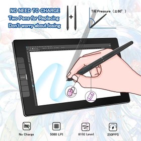 تصویر تبلت طراحی ویک VEIKK Drawing Tablet مدل VK1200 - ارسال ۱۰ الی ۱۵ روز کاری 