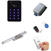 تصویر دربازکن مقابل برقی کارتی رمزی و ریموتی تمام لمسی 