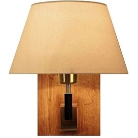 تصویر چراغ دیوارکوب چوبی مسینا R2 wall lamp R2