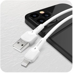 تصویر کابل تبدیل usb-C به لایتنینگ recci مدل RTC-N26L طول 1 متر 