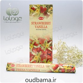 تصویر عود توت فرنگی وانیل STRAWBERRY VANILLA ( هم HEM ) استراوبری وانیلا 