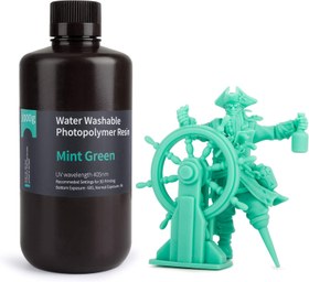 تصویر رزین رنگ نعنا سبز 1000 گرمی ELEGOO 3D Printer Resin - ارسال 20 روز کاری 