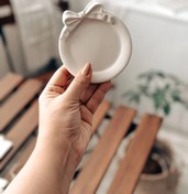 تصویر شیپ عکاسی | ست پاپیونی نیروانا - گرد سفید 