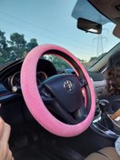 تصویر دورفرمان لوکس نگین Luxury gem steering wheel cover 