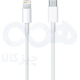 تصویر کابل تبدیل USB-C به لایتنینگ اپل طول 1 متر اصل Apple USB-C to Lightning Cable 1m