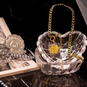 تصویر گردنبند دخترانه روکش طلا طرح رز کارتیر GN3065 