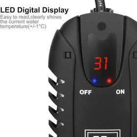 تصویر بخاری آکواریوم هوشمند نمایشگر led 