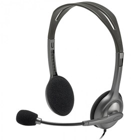 تصویر هدست با سیم لاجيتک مدل H111 Logitech H111 Wired Headset