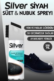 تصویر مراقبت کفش مشکی جیر اورجینال Silver 