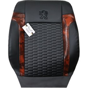 تصویر روکش صندلی چرم نوار طرح چوب مناسب پژو 405 و پژو پارس صندلی قدیم S293 
