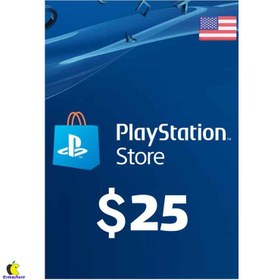 تصویر گیفت کارت پلی استیشن 25 دلار آمریکا PlayStation Gift Card 25 $ United States