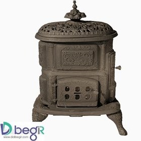 تصویر بخاری چدن کد 306 