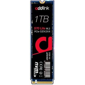 تصویر اس اس دی ادلینک S70 Lite M.2 2280 NVMe 1TB addlink S70 Lite 1TB 2280 NVMe PCIe GEN3x4 M.2 SSD