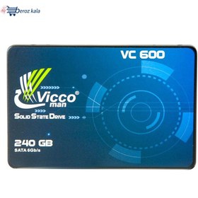 تصویر اس اس دی اینترنال ویکومن مدل VC600 ظرفیت 256 گیگابایت ا VICCOMAN VC600 Internal SSD 256 GB VICCOMAN VC600 Internal SSD 256 GB