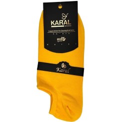 تصویر جوراب زیر قوزکی زنانه رنگی 