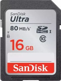 تصویر کارت حافظه microSDHC سن ديسک مدل Ultra کلاس 10 استاندارد UHS-I U1 ظرفيت 16 گيگابايت SanDisk Ultra UHS-I U1 Class 10 80MBps MicroSDHC 16GB