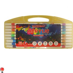 تصویر ماژیک آکرلیک 36 رنگ مپرومکس 