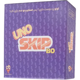 تصویر بازی رومیزی اونو دایس کریم مدل اسکیپ بو uno skip bo